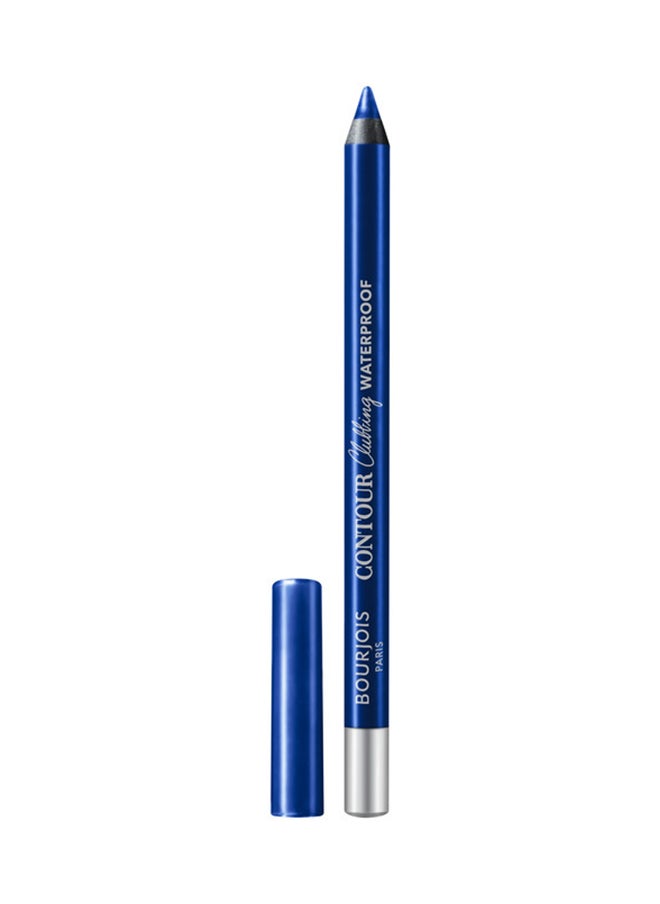 BOURJOIS PARIS قلم تحديد العيون المقاوم للماء من كونتور كلوبينج - 046 - أزرق نيون، 1.2 جرام  - Image 1