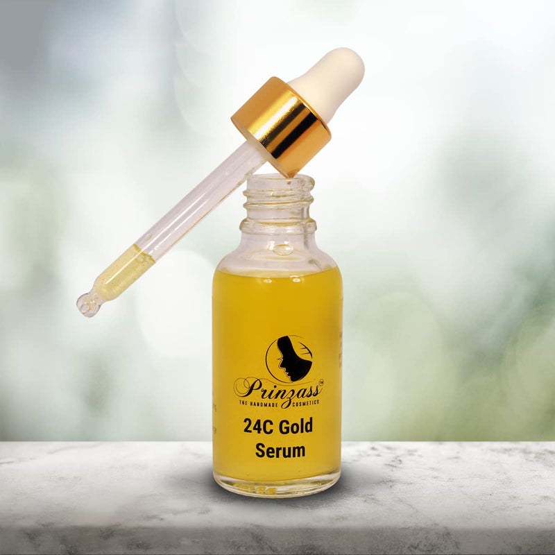 Prinzass The Handmade Cosmetics 24 k gold serum 30 ML  - Image 1