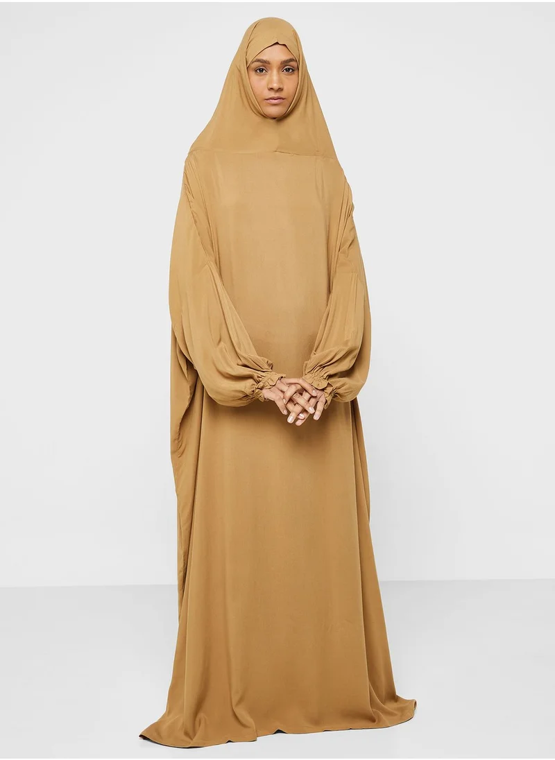 hayas closet Shirred Sleeve Prayer Dress