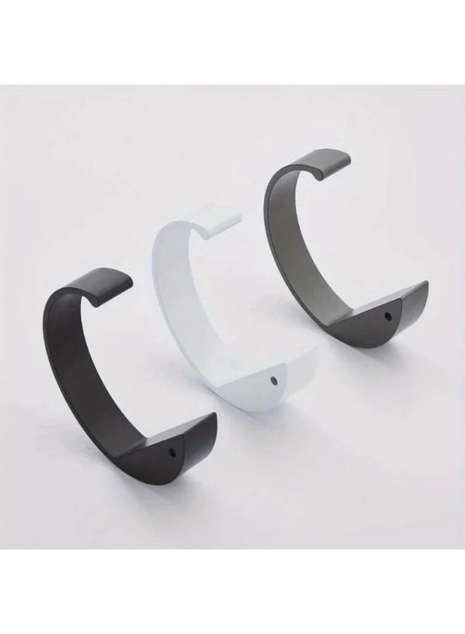 Black Student Table Side Bag Hanger Portable Metal Hook Rack Office Desk Accessory - Image 5