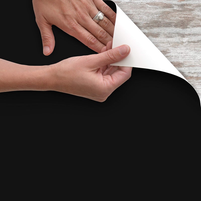 Con-Tact Brand Creative Covering Self-Adhesive Vinyl Drawer and Shelf Liner, 18'' x 9', Black - Image 2