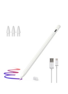 iPad Pencil 2nd Generation Compatible with Apple Pencil with Power Display with Palm Rejection Tilt Feature, iPad 10th/9th/8th/7th Gen, iPad Pro 11/12.9 inch, iPad Air 5th/4th/3rd Gen, iPad Mini
