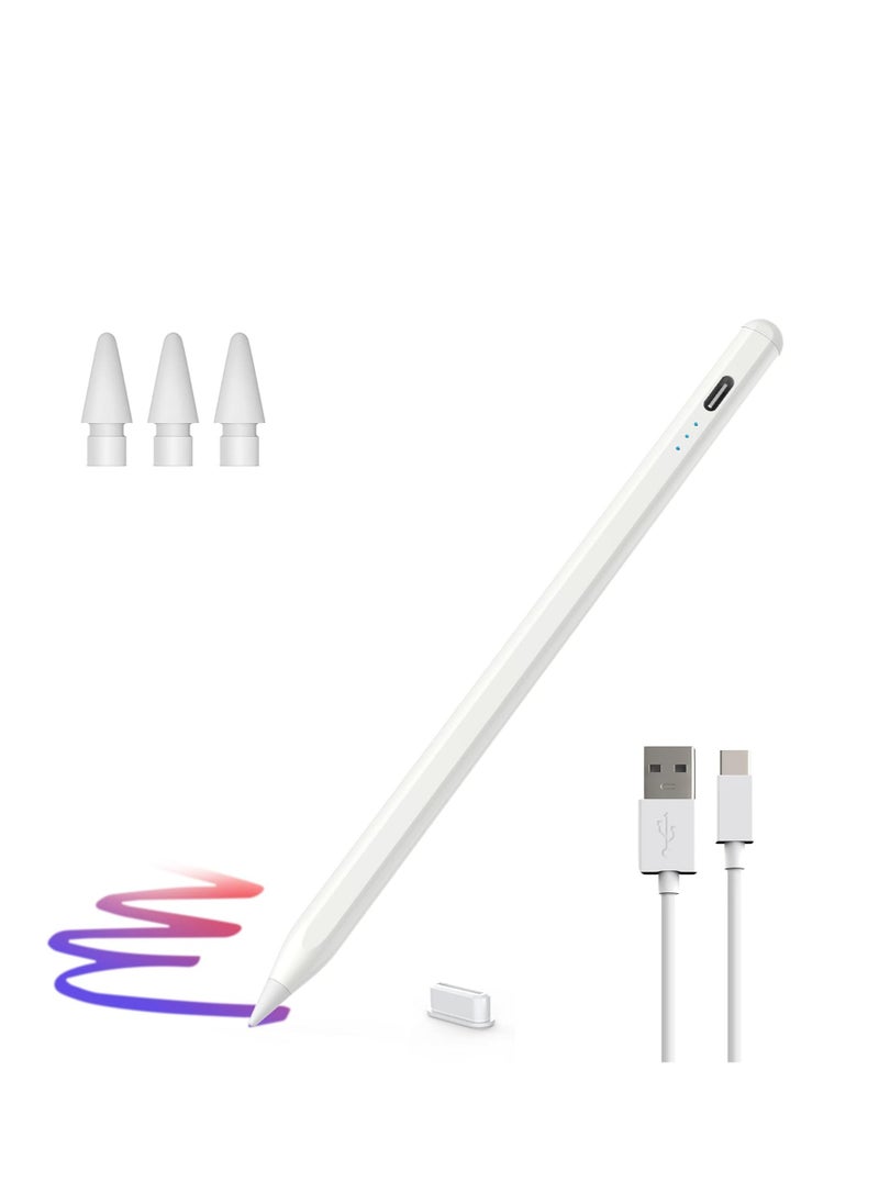 Generic - iPad Pencil 2nd Generation Compatible with Apple Pencil with Power Display with Palm Rejection Tilt Feature, iPad 10th/9th/8th/7th Gen, iPad Pro 11/12.9 inch, iPad Air 5th/4th/3rd Gen, iPad Mini - Image 1