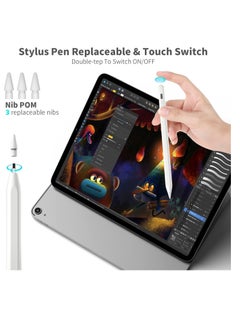 Generic iPad Pencil 2nd Generation Compatible with Apple Pencil with Power Display with Palm Rejection Tilt Feature, iPad 10th/9th/8th/7th Gen, iPad Pro 11/12.9 inch, iPad Air 5th/4th/3rd Gen, iPad Mini  - Image 4