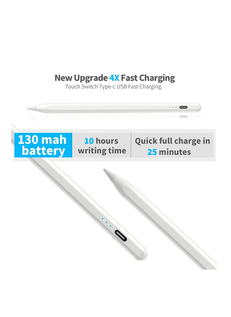 Generic - iPad Pencil 2nd Generation Compatible with Apple Pencil with Power Display with Palm Rejection Tilt Feature, iPad 10th/9th/8th/7th Gen, iPad Pro 11/12.9 inch, iPad Air 5th/4th/3rd Gen, iPad Mini - Image 1
