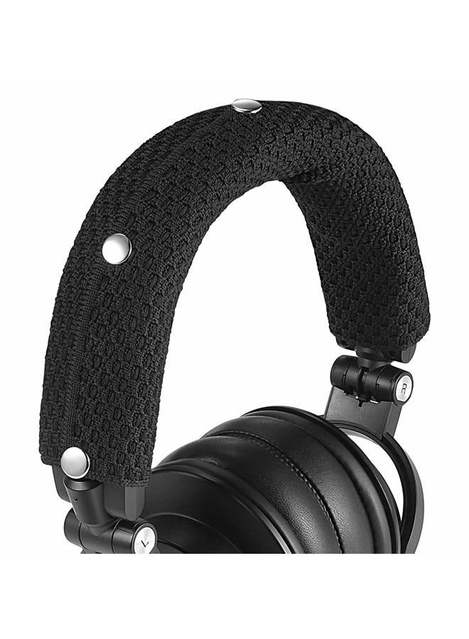 G GVOEARS GEVO Replacement Headphone Headband Cover for AKGs, Senheiser, Sony,ATH,Audio-Technica,Shure,Panasonice Headsets,Headband Cushion Easy Installation No Tool Needed(Black) - Image 1