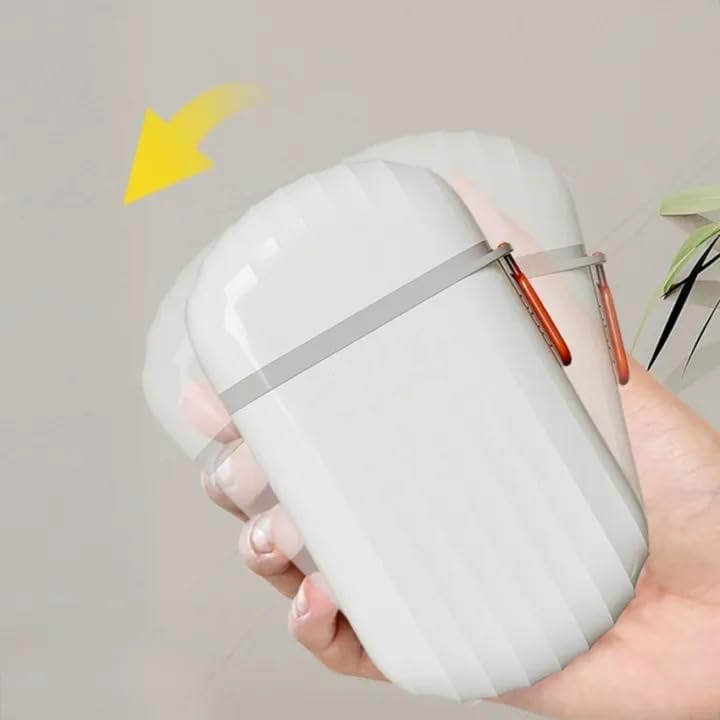 KPS Portable Soap Dish for Travel/Camping | Waterproof Leakproof Soap Container for Home/Bathroom | Plastic Soap Box with Cover | Soap Holder (Pack of 1,Multicolor) - Image 5