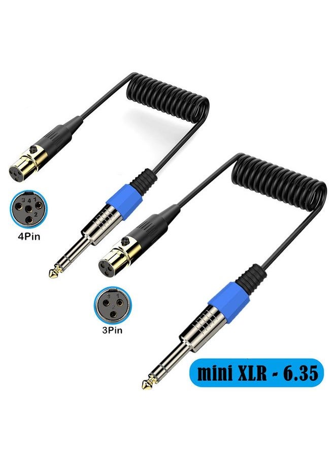 Mini 4 Pin XLR إلى 6.35 مم ميكروفون ميكروفون AUX AUX AUX Cable Cable Cable ، الطول: 0.5M (أسود) - pzsku/Z17AED3B67B8AFF6E553CZ/45/_/1731459459/a04c34ac-72ee-470b-af6b-eeae1e7806df