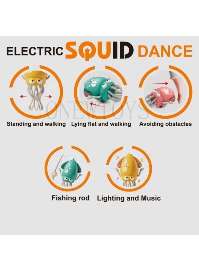 Twisoo Rechargeable Electronic Sensing Crawling Crab Baby Toy – Musical Interactive Obstacle Sensor Toys with LED Lights, Crazy 8-Leg Wiggly Robotic Educational Toy for Kids & Toddle - Image 4