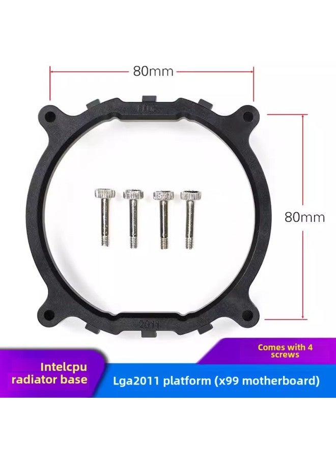 Loquat 1700 1151 AMD4 1366 2011 X58 X79 CPU Fan Radiator Buckle Base Bracket-Color:2011 Support - Image 1