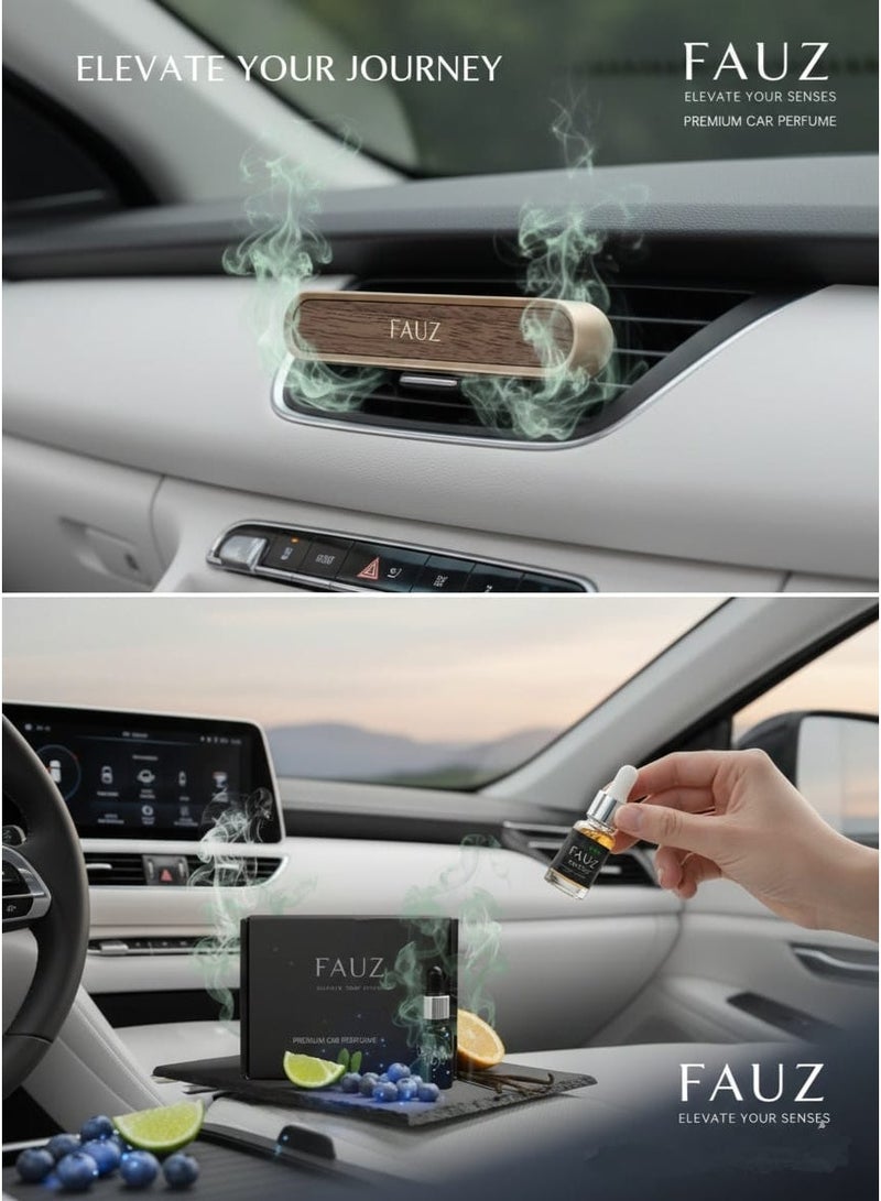 Premium Car Perfume and Diffuser by FAUZ- Non Alcohol Based - Image 1