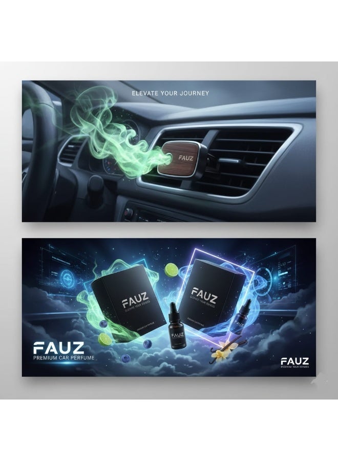 Premium Car Perfume and Diffuser by FAUZ- Non Alcohol Based - Image 5