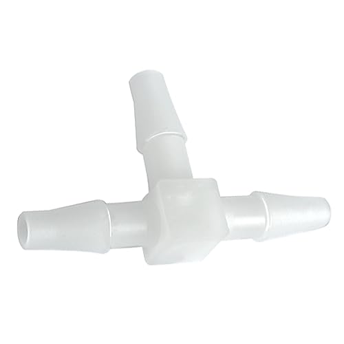 JoyTube Plastic 1/4" ID Hose Barb Fittings, Equal Barbed Tee Pipe Connectors 3 Way Joint Splicer Mender Union Adapter for Boat Aquarium, Pack of 6 - Image 3