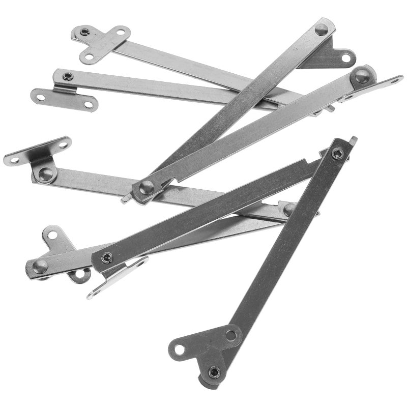 4Pcs Thickened Metal Folding Door Hinges Cabinet Furniture Support Rods Kitchen Hardware - Image 2