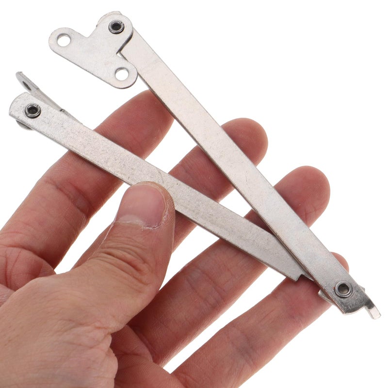 4Pcs Thickened Metal Folding Door Hinges Cabinet Furniture Support Rods Kitchen Hardware - Image 5
