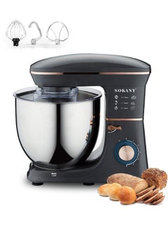 sokany Stand Mixer, 11L Electric Food Mixer,1400W 6-Speeds Tilt-Head Dough Mixers with Dishwasher-Safe Dough Hook, Wire Whip & Beater for Daily Use,SK-05001,Black  - Image 1