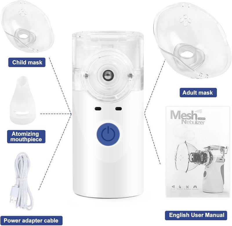 جليفار جهاز استنشاق بخاري لتخفيف البرد - جهاز استنشاق بخاري - تشغيل هادئ للغاية، بخاخ ذاتي التنظيف، مساعد لمرضى الربو والتهاب الشعب الهوائية، للأطفال والبالغين، دعم تنفسي أثناء التنقل. - Image 2