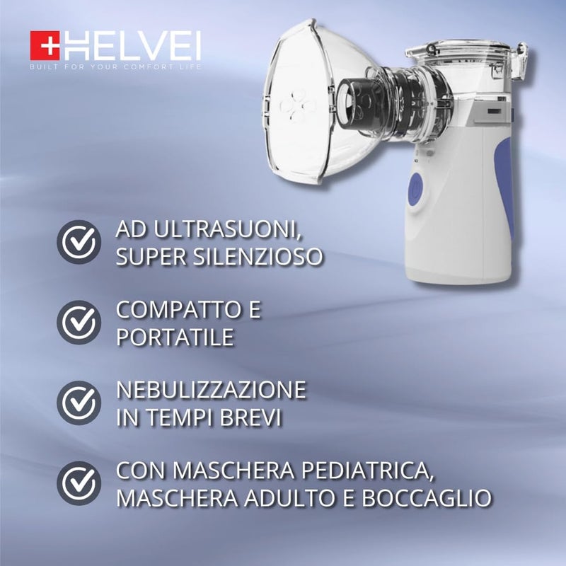 جليفار جهاز استنشاق بخاري لتخفيف البرد - جهاز استنشاق بخاري - تشغيل هادئ للغاية، بخاخ ذاتي التنظيف، مساعد لمرضى الربو والتهاب الشعب الهوائية، للأطفال والبالغين، دعم تنفسي أثناء التنقل. - Image 3