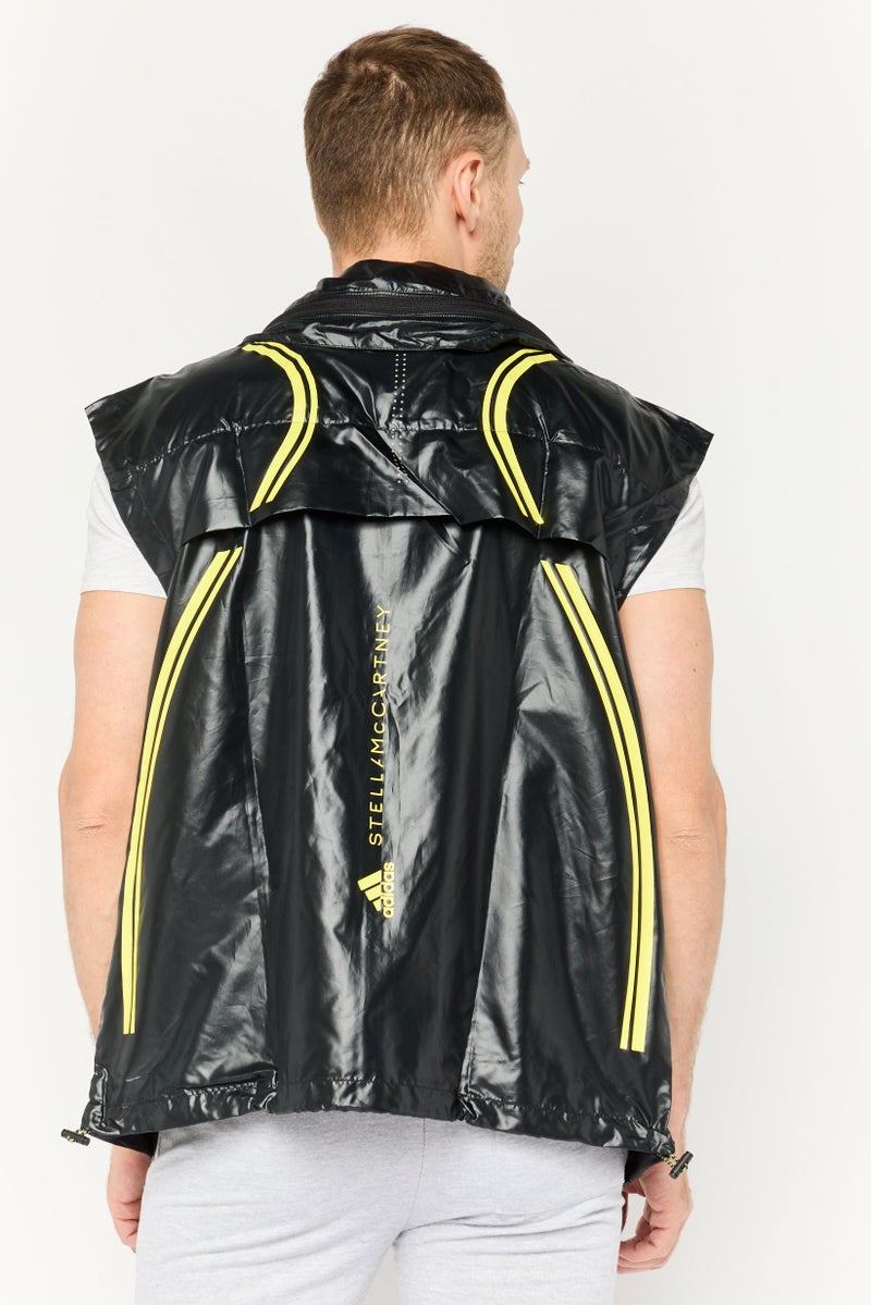 Adidas أديداس بواسطة ستيلا مكارتني سترة رياضية للرجال بدون أكمام، خارجية، سوداء - Image 4