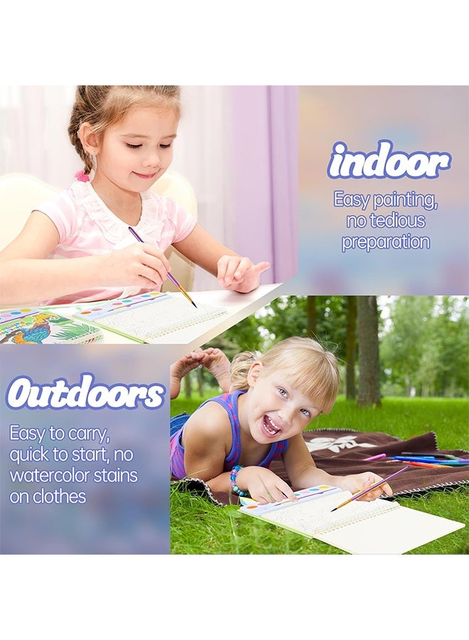 ليمون كتب تلوين مائية للأطفال، مجموعات كتب تلوين مائية، كتب تلوين للأطفال من سن 4 إلى 8 سنوات - Image 3