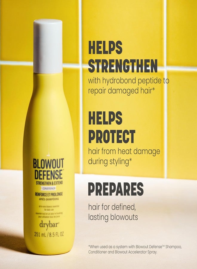 Drybar Blowout Defense Strengthen & Extend Conditioner, Lightweight Texture, Hydrates, Detangles, Reduces Breakage, No Build-Up, Long-Lasting Blowouts - Image 3