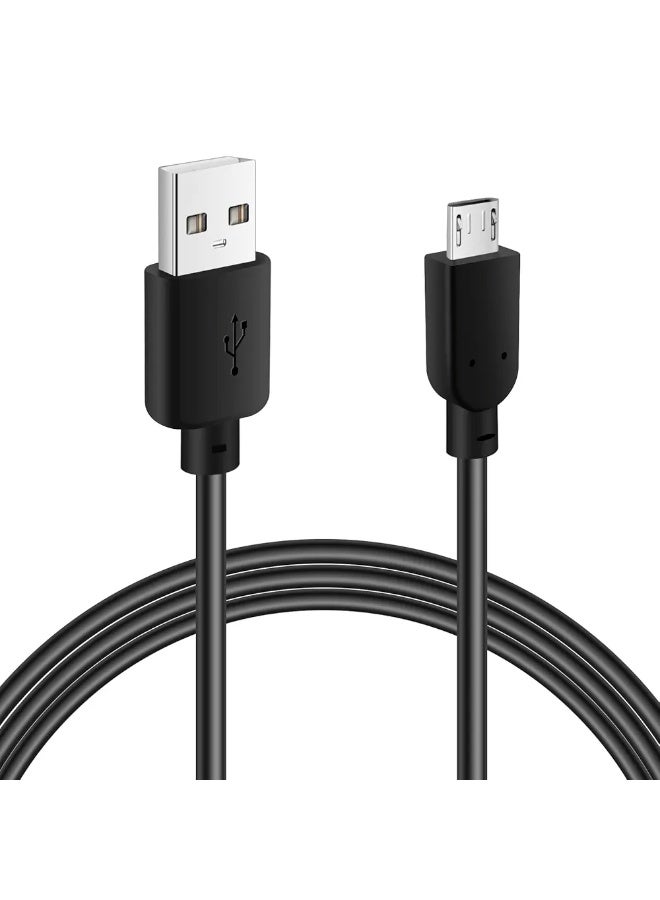 Generic USB-A to Micro USB Data & Charging Cable (USB 2.0) – Fast Charging – 1.5m Length – Universal Compatibility Black - Image 3