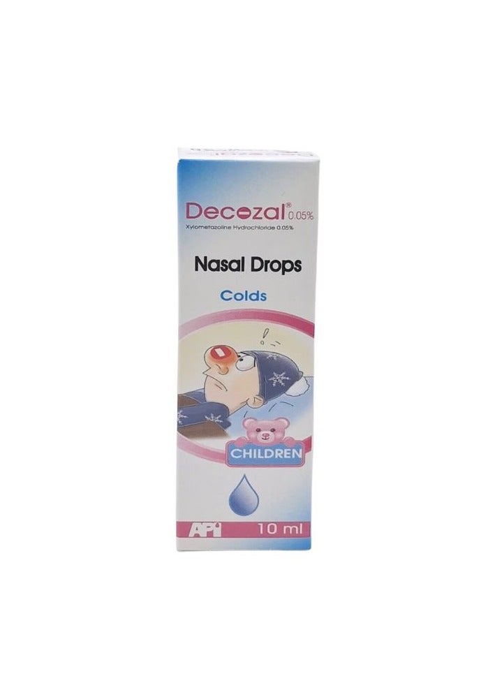 API Decozal 0.05% Nasal Drops 10Ml Children