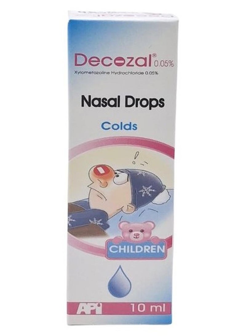 Decozal 0.05% Nasal Drops 10Ml Children