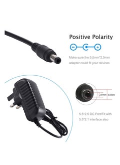 Lucky Sky DC 5V 2A AC Adapter Power Supply Transformer Power Adapter Converter Wall Charge Adapter For Professional Home Use, black. (5V 2A)  - Image 4