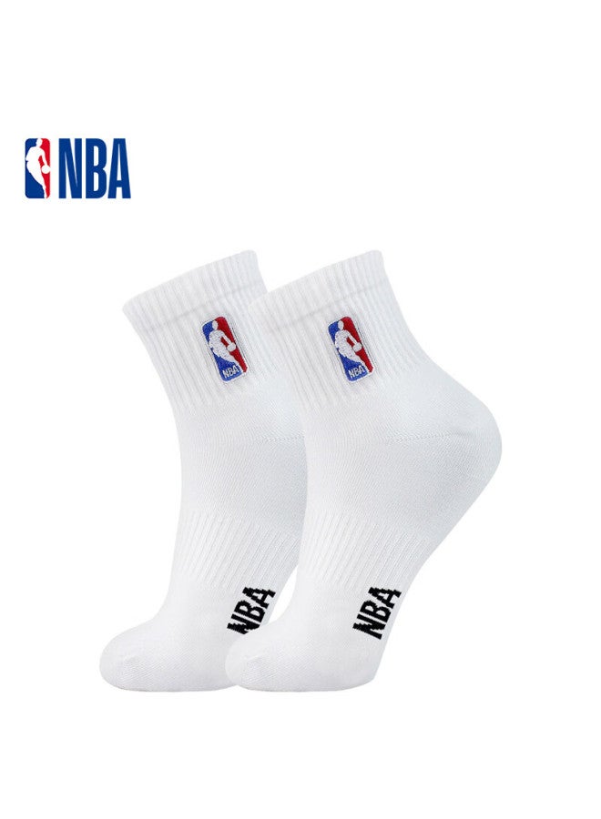 Nba Socks For Men, All-season Casual Sports Socks, Antibacterial Deodorizing Cotton Socks, Training Running Basketball Socks, 5 Pairs - Image 2