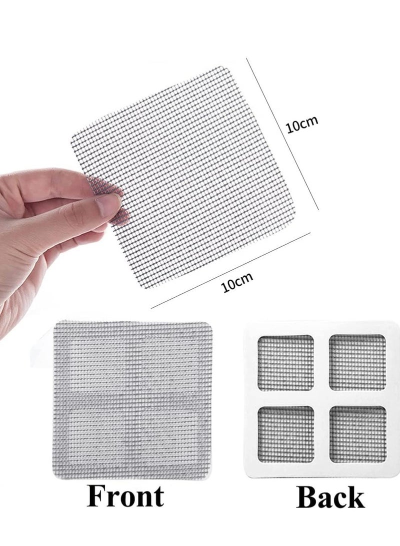 RATSAW 24 Pieces Door and Window Screen Repair Kit Mesh Screen Repair Patch Self-Adhesive Replacement Screen Patches Screen Patch Repair Kit DIY Repair Screen Sticker Set for Repair Holes  - Image 5