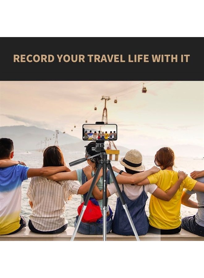 Lightweight Phone Tripod with Remote,40 inches Camera Tripod Stand FY 583 with Bag Phone Mount for iPhone Camera