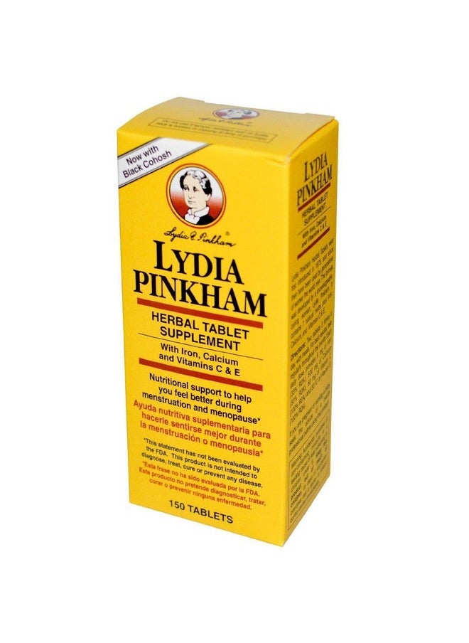 Lydia Pinkham - Herbal Tablet Supplement 150 Tablets Pack Of 2 - Image 1