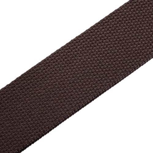 Levy's Leathers Signature Cotton Series 2" Guitar Strap with Tri-Glide Adjustment; Brown (MSSC8-BRN) - Image 4