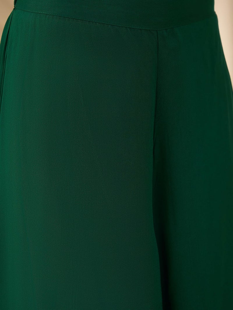 InWeave VNECK FLARED KURTA D2 SET - Image 3