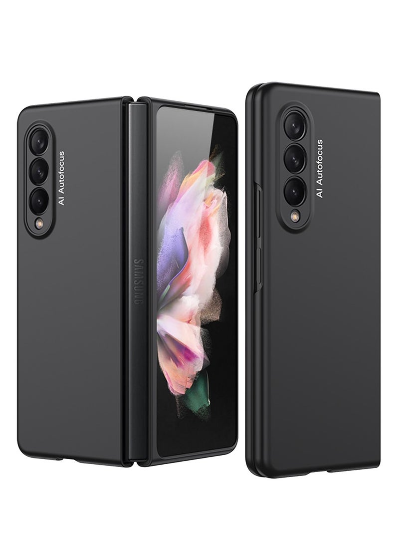 LEEKA Z Fold 3 Luxury Case Slim Flip Full Cover Case Anti-knock Plastic Matte Hard Cover For Samsung Galaxy Z Fold 3  - Image 1