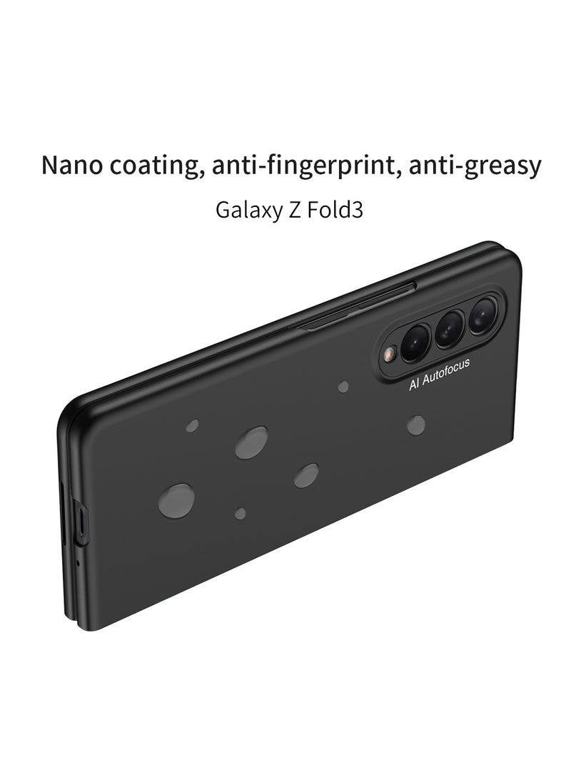 LEEKA Z Fold 3 Luxury Case Slim Flip Full Cover Case Anti-knock Plastic Matte Hard Cover For Samsung Galaxy Z Fold 3  - Image 2