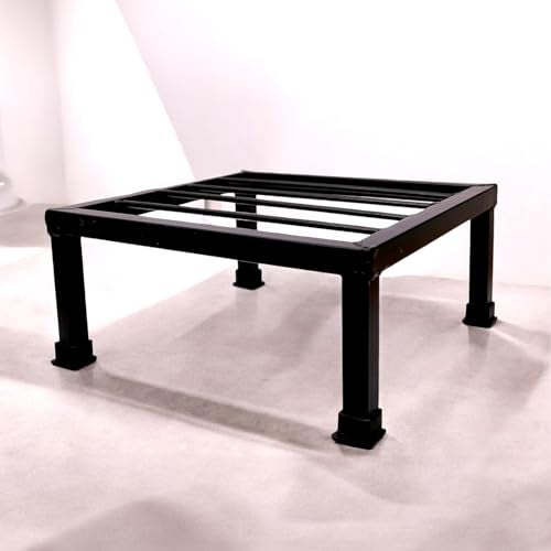 WonderStand Magnus Thick Metal Plant Stand for Balcony (Square) | Pots Planter Stand for Indoor & Outdoor Garden (Set of 1, Black) - Image 4