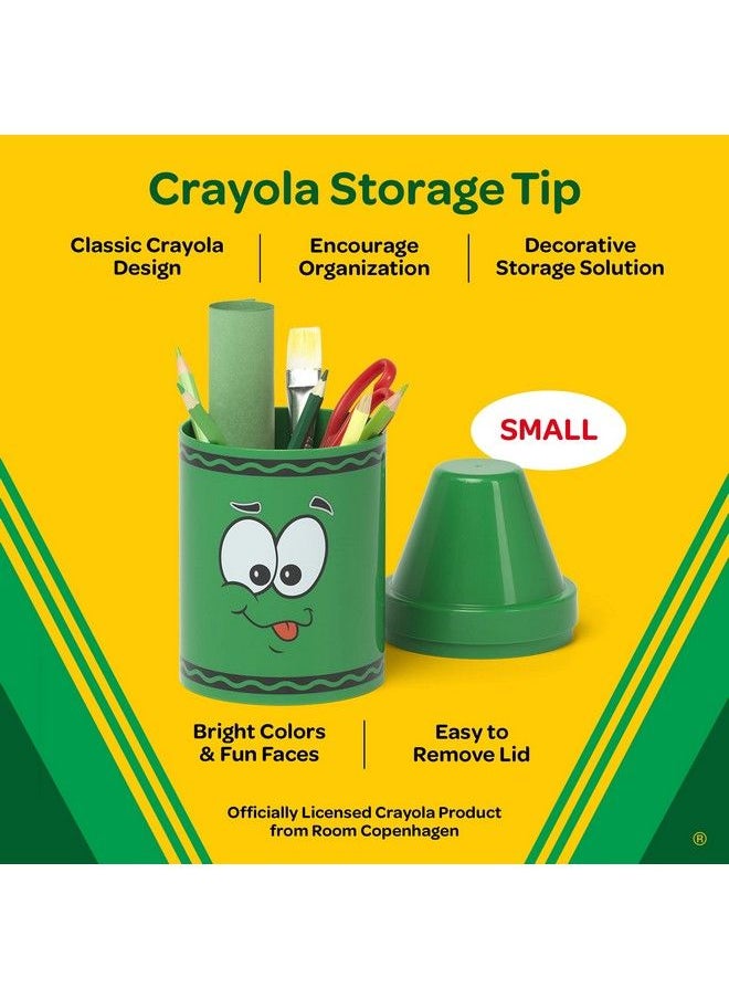 Crayola Storage Small Tip Colorful Tip Character Storage Box Creative Container For Kids Arts And Crafts Supplies Stationeries Small Toys And Keepsakes Mountain Meadow Kids 3.5 Years And Up