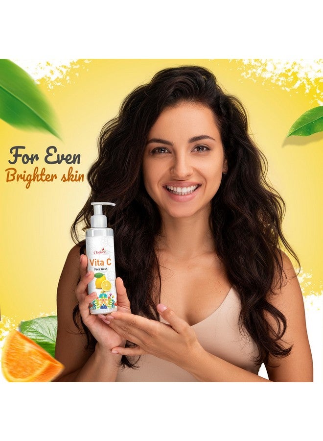 Ooplore Vitamin C Face Wash for Brightening and Tan Removal, Paraben-Free, Gel Formula- Suitable for All Skin Types (100 ML) - Image 2