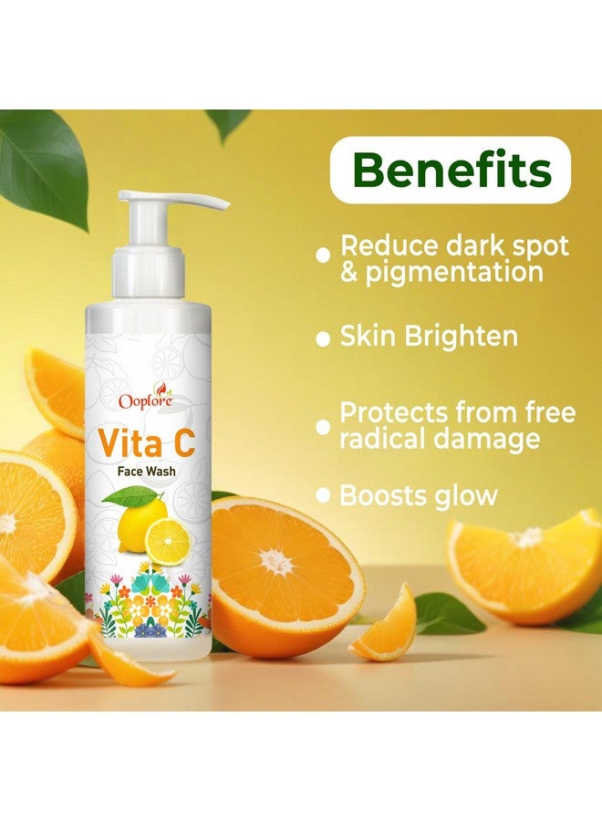 Ooplore Vitamin C Face Wash for Brightening and Tan Removal, Paraben-Free, Gel Formula- Suitable for All Skin Types (100 ML) - Image 5