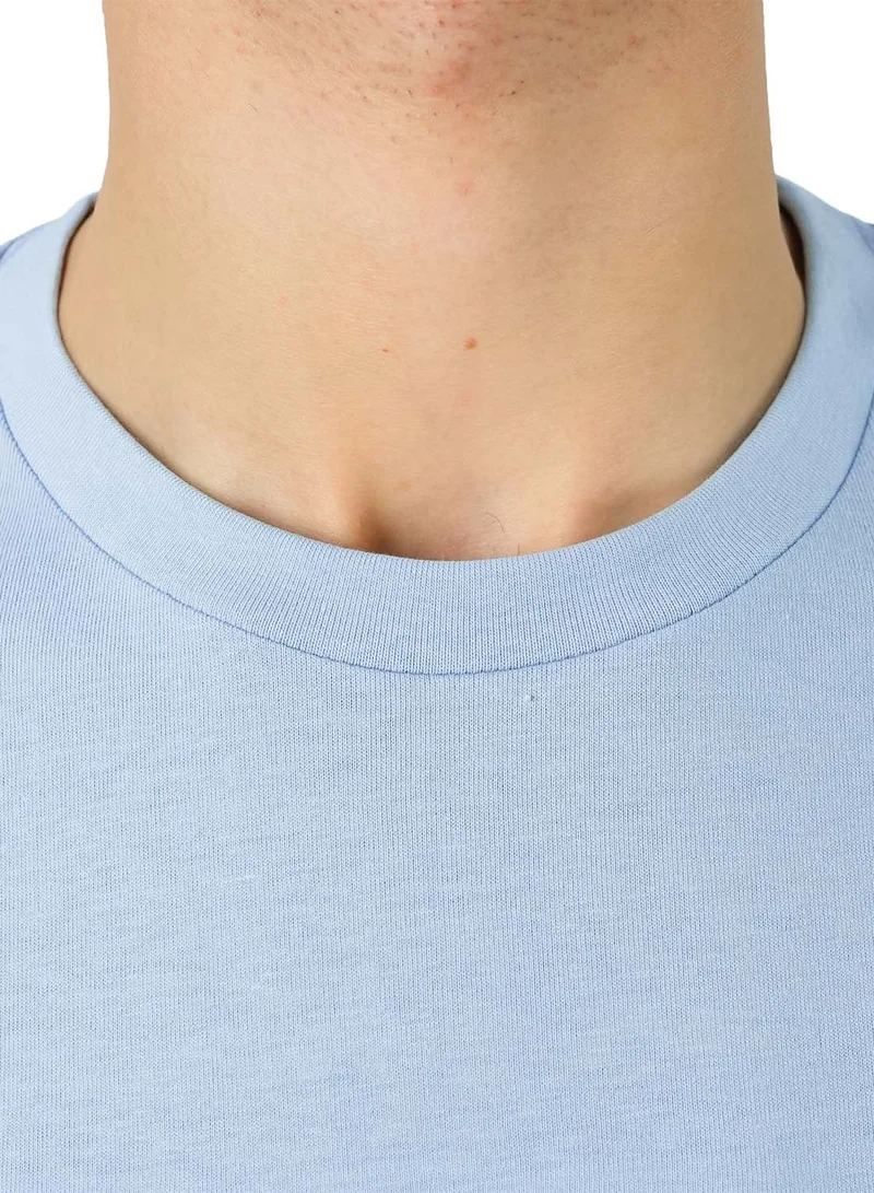 GIORDANO  Men's Cotton Crewneck Tee with Signature Print for Men | Best Price UAE