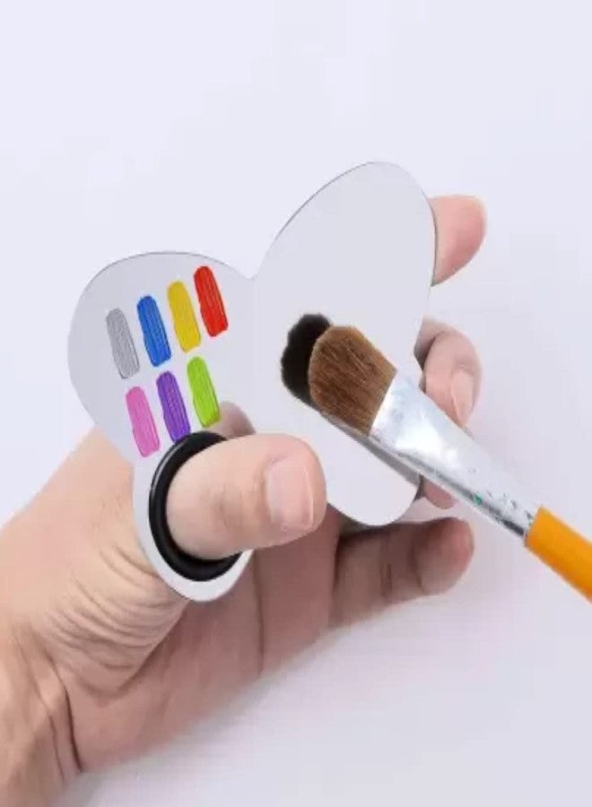 FEELHIGH ملعقة مكياج على شكل فراشة من الفولاذ المقاوم للصدأ من فيلهاي - أدوات لمزج درجات كريم الأساس التجميلي لفناني المكياج وهواة المكياج - Image 4