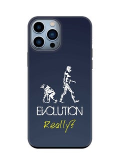 Tough Pro Series Case for Apple iPhone 14 Pro Max Dual Layer hybrid PC & TPU Customized Mobile Cover Shield with inner TPU protection Matte Finish - Evolution Really (Grey)