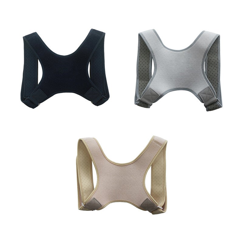 Posture Corrector for Men and Women, Adjustable and Breathable Posture Support, Provides Pain Relief for Neck Back and Shoulders Beige - Image 3