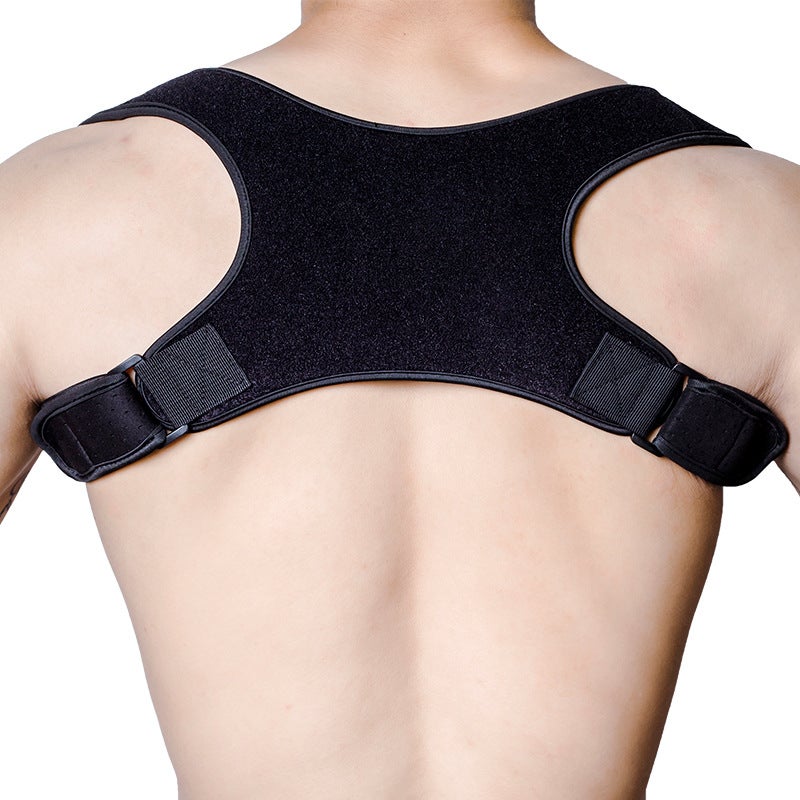 Posture Corrector for Men and Women, Adjustable and Breathable Posture Support, Provides Pain Relief for Neck Back and Shoulders Beige - Image 2