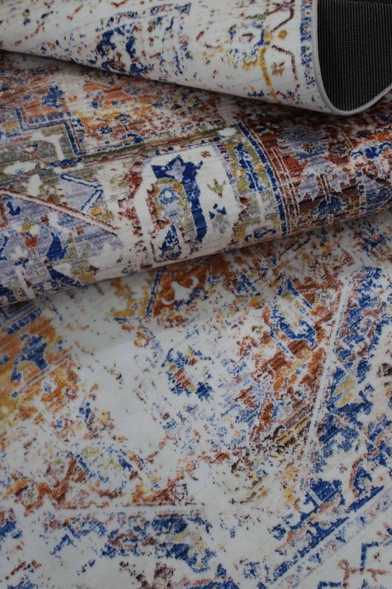 Alkaffary Jehan Noran Area Rug , Living Room & Bedroom Rug, Soft Comfortable Texture, 300X400 cm, Cream - Image 2