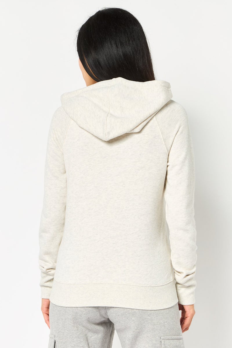 Champion Women Sportswear Fit Long Sleeve Outdoor Sweatshirt, Light Grey - Image 4