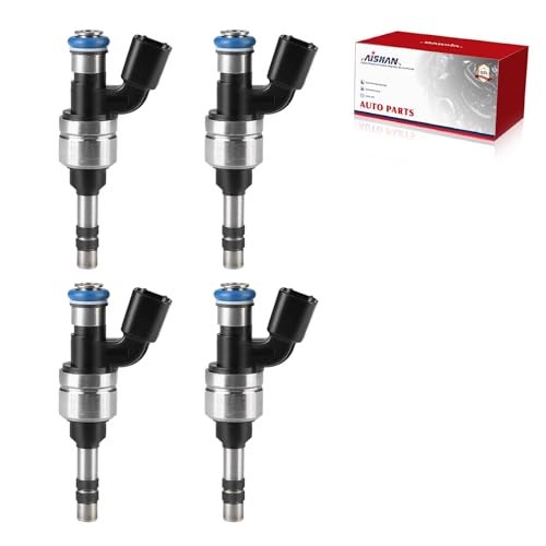AISHAN Set of 4 Fuel Injectors 12633784 Injector for Chevy Malibu Equinox Orlando Captiva Sport for Buick Regal Lacrosse 1116 Verano 1217 for GMC Terrain 1215 L4 24L 12633789 12608362 6 Holes - Image 1