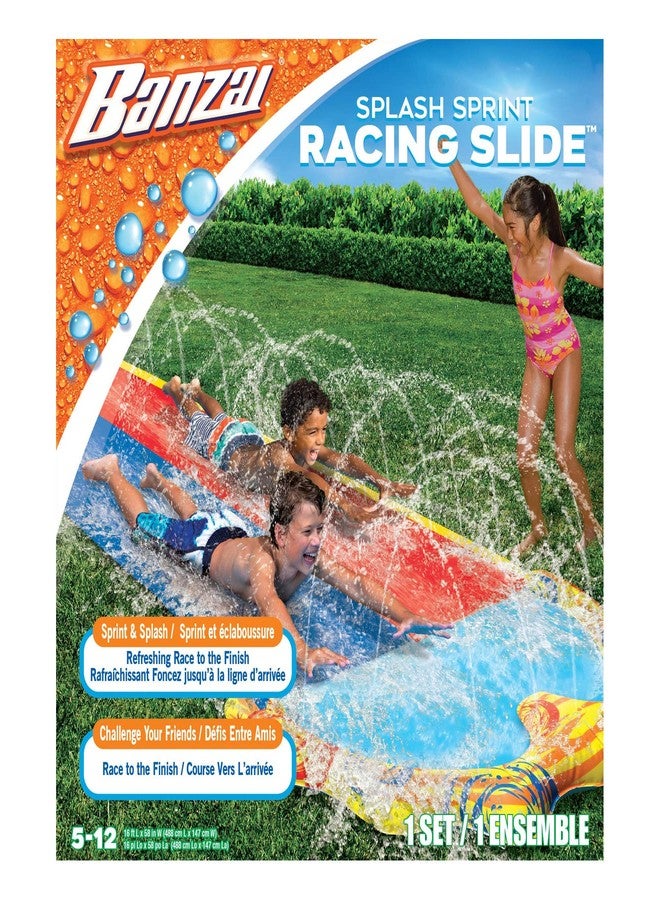Banzai - 16' Splash Sprint Racing Slide - Image 1